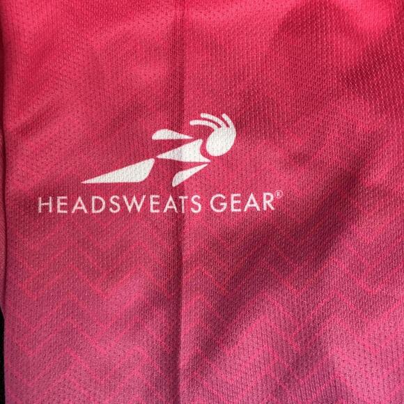 Headsweats Gear Performance Tee Pink and Purple Ombre Long Sleeve shirt Medium - Picture 8 of 9